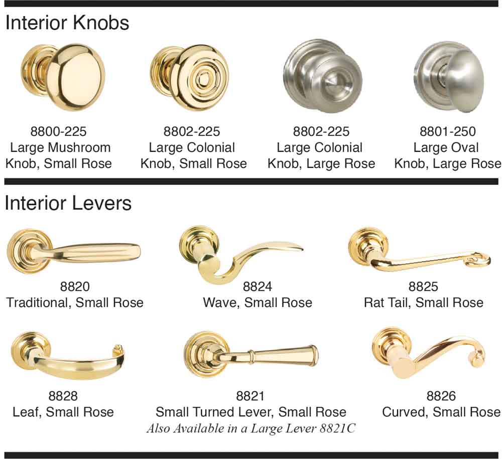 Lever and Knob Options